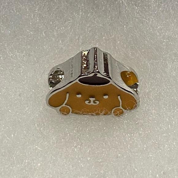 NEW•PomPomPurin silver/enamel DIY charm - Picture 4 of 8